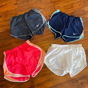 Four pair Nike shorts